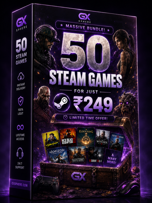 GameX Sphere 50 Premium Steam Games Bundle