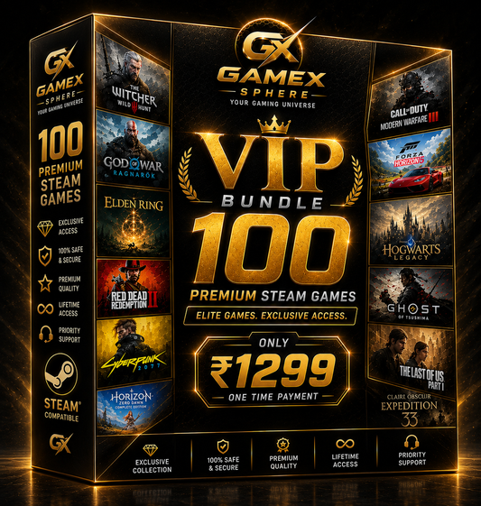 GameX Sphere 100 Premium Steam Games VIP Bundle